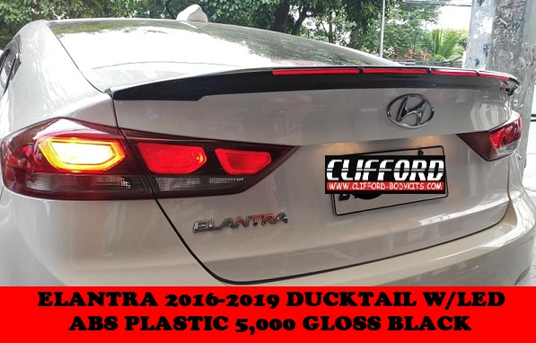 DUCKTAIL WITH LED ELANTRA 2016-2019